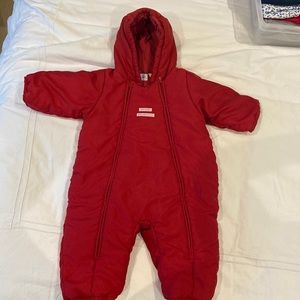 Petit Bateau Red Snowsuit